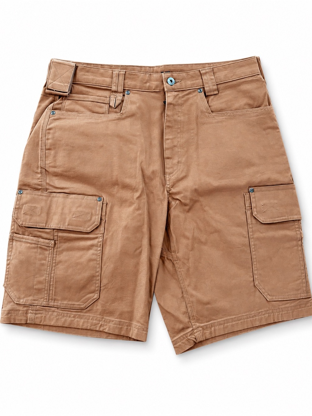 Duluth Trading DuluthFlex Fire Hose Cargo Shorts Brown 36 11” Inseam